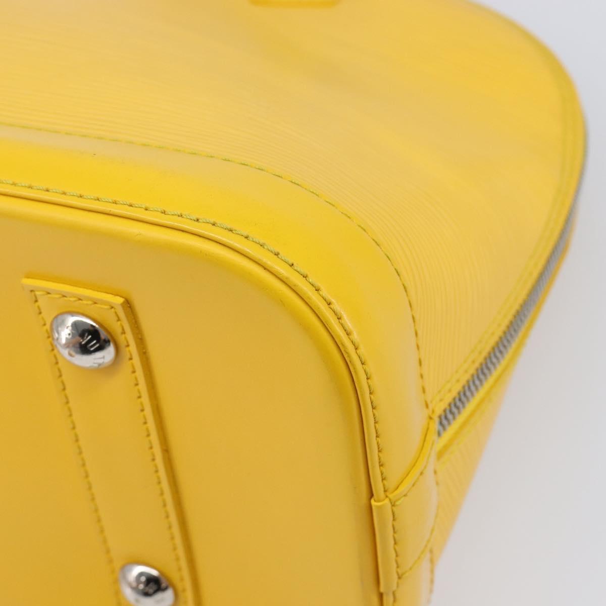 LOUIS VUITTON Epi Alma PM Hand Bag Yellow citron M40619 LV Auth ka7182A