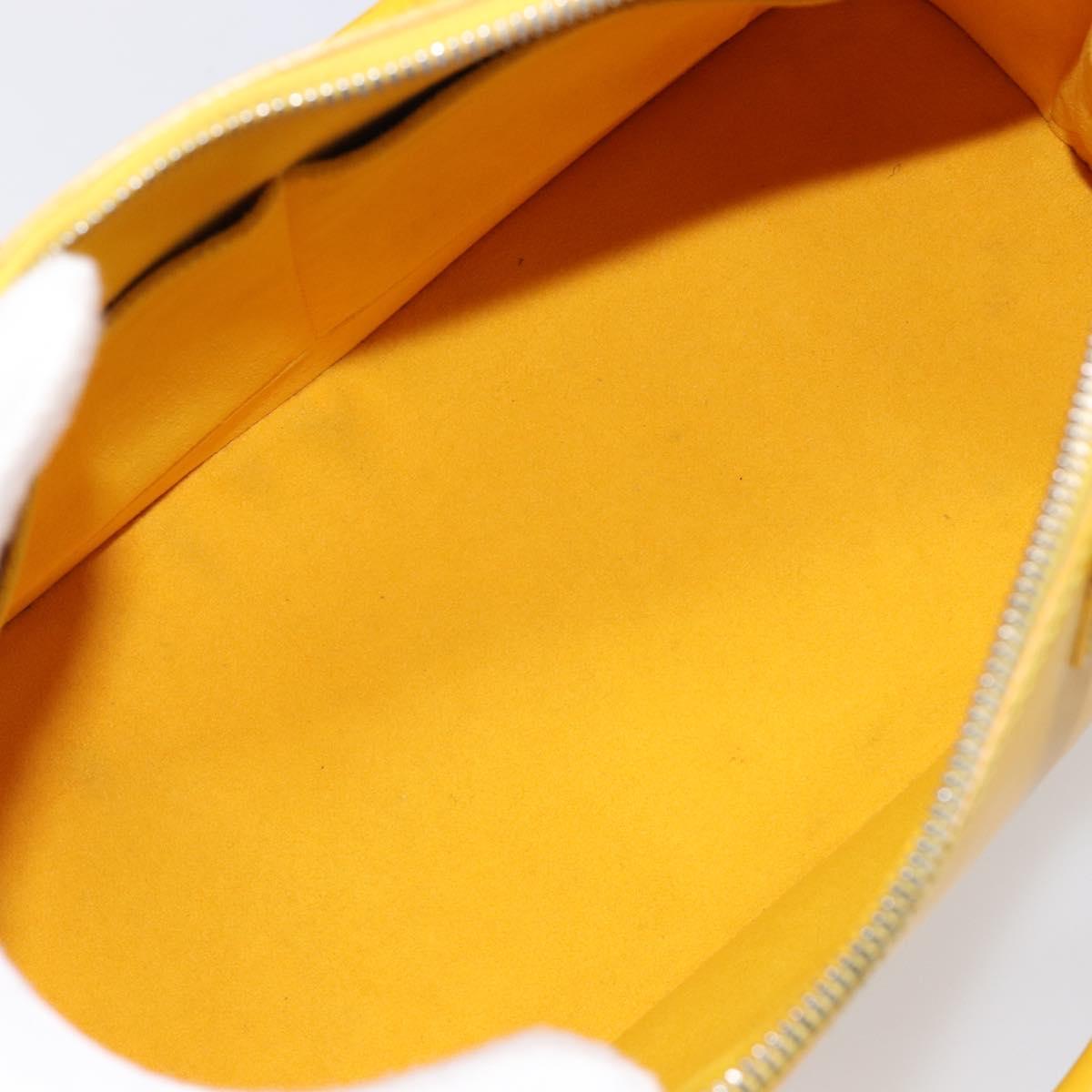 LOUIS VUITTON Epi Alma PM Hand Bag Yellow citron M40619 LV Auth ka7182A