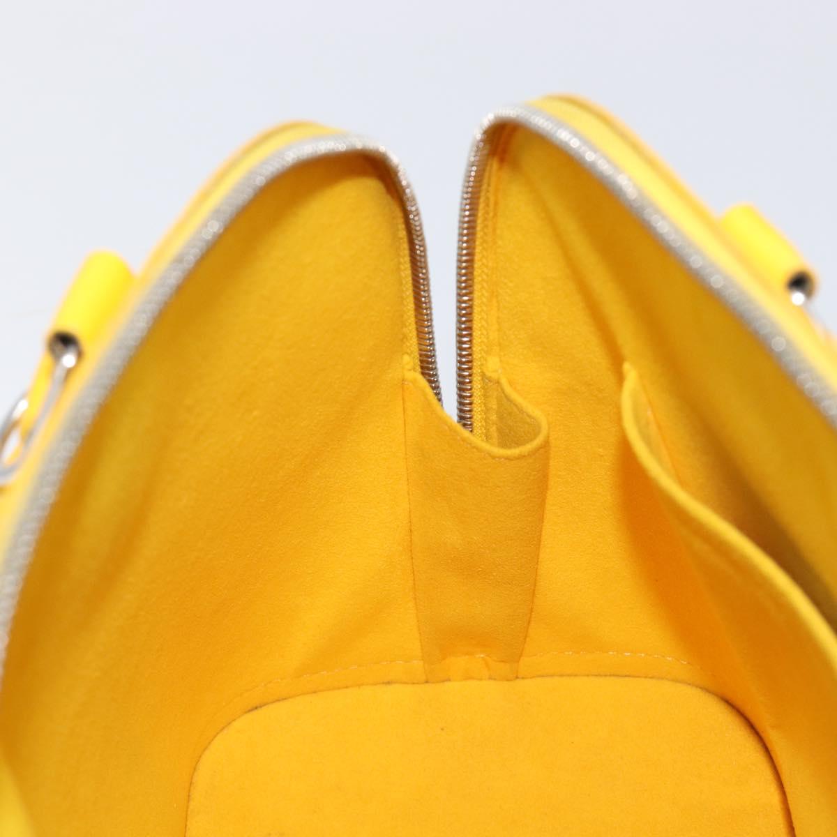 LOUIS VUITTON Epi Alma PM Hand Bag Yellow citron M40619 LV Auth ka7182A