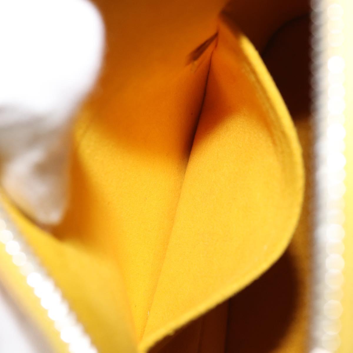 LOUIS VUITTON Epi Alma PM Hand Bag Yellow citron M40619 LV Auth ka7182A