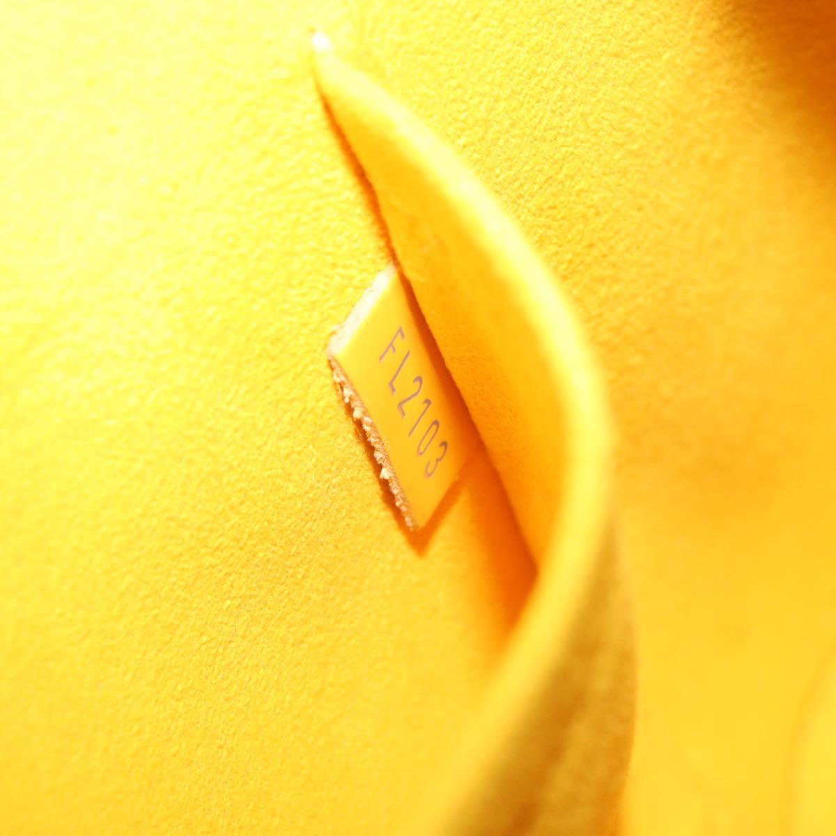LOUIS VUITTON Epi Alma PM Hand Bag Yellow citron M40619 LV Auth ka7182A