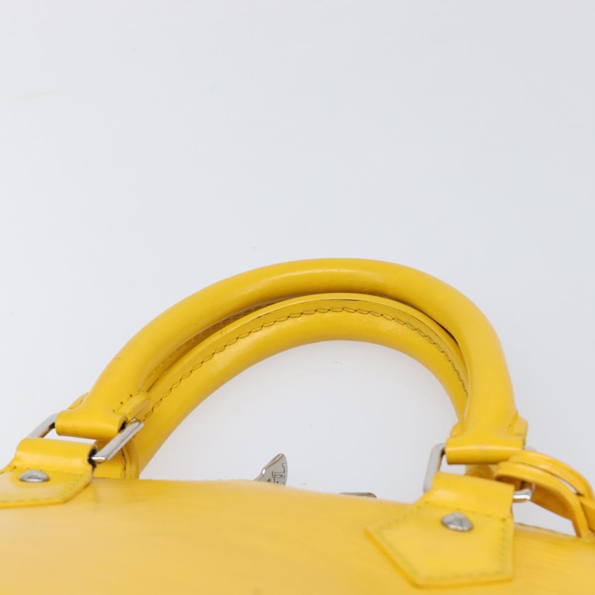LOUIS VUITTON Epi Alma PM Hand Bag Yellow citron M40619 LV Auth ka7182A