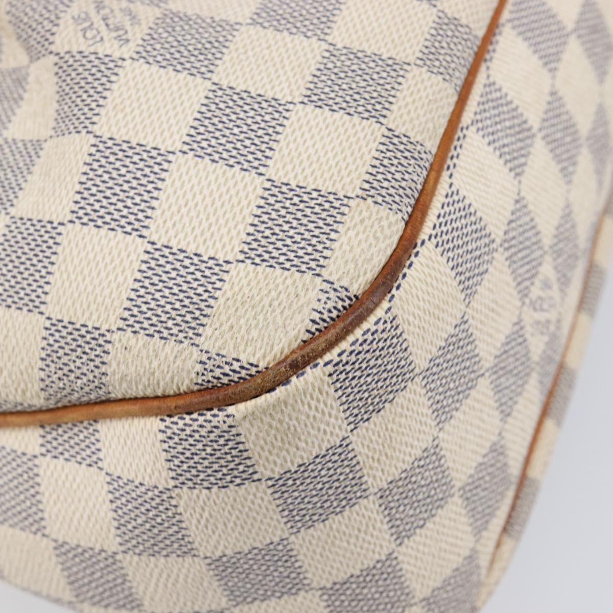 LOUIS VUITTON Damier Azur Siracusa PM Shoulder Bag N41113 LV Auth ka7184