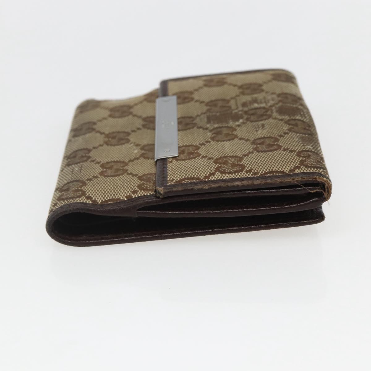 LOUIS VUITTON Gucci Monogram Wallet 3 Set Beige LV Auth ka719