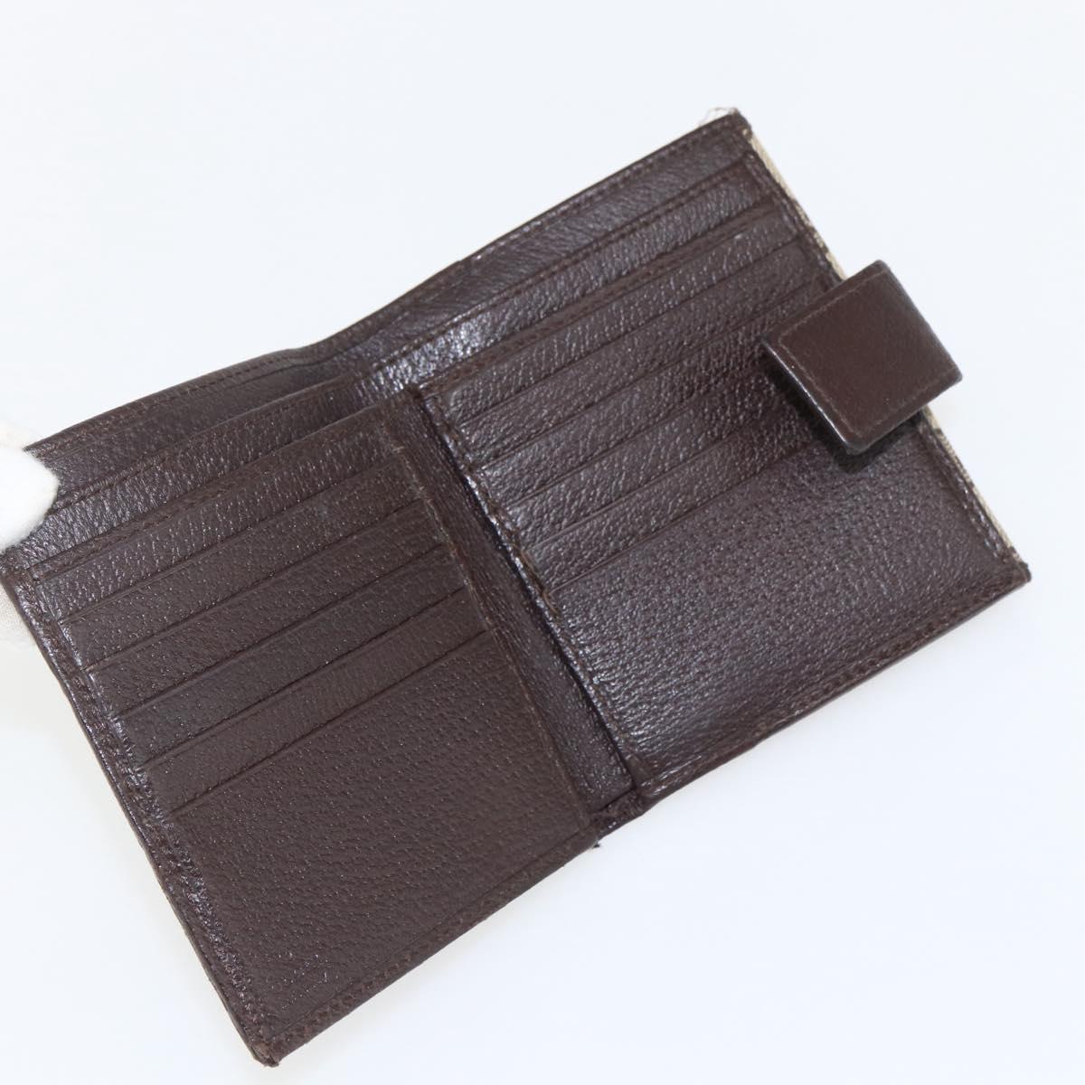 LOUIS VUITTON Gucci Monogram Wallet 3 Set Beige LV Auth ka719