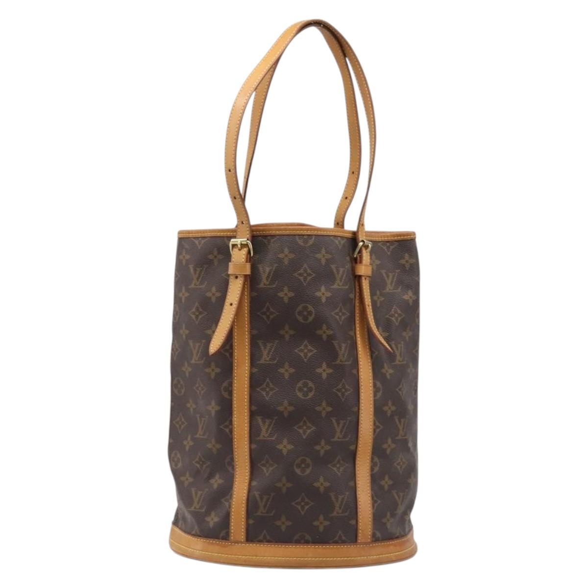 LOUIS VUITTON Monogram Bucket GM Shoulder Bag M42236 LV Auth ka7190