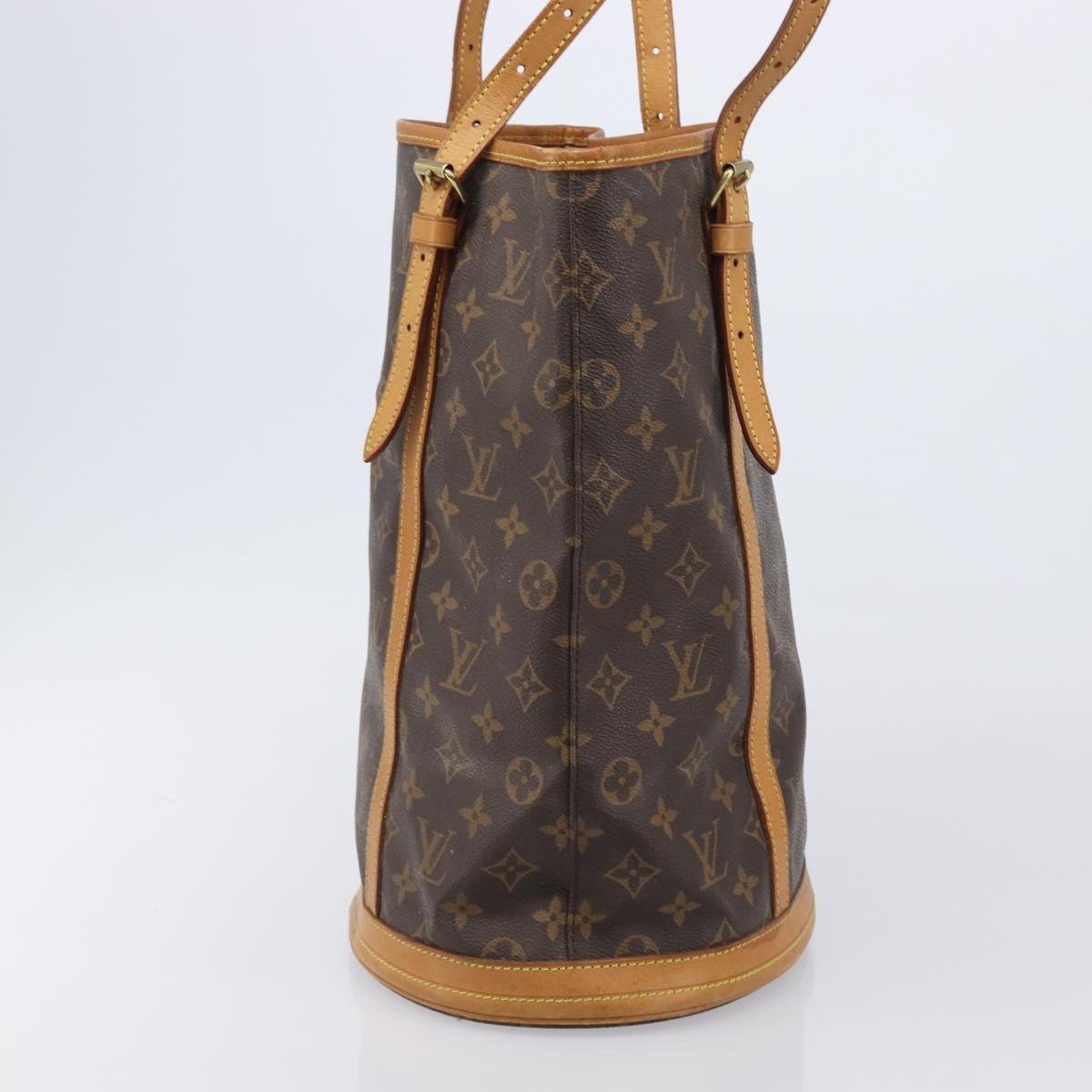 LOUIS VUITTON Monogram Bucket GM Shoulder Bag M42236 LV Auth ka7190