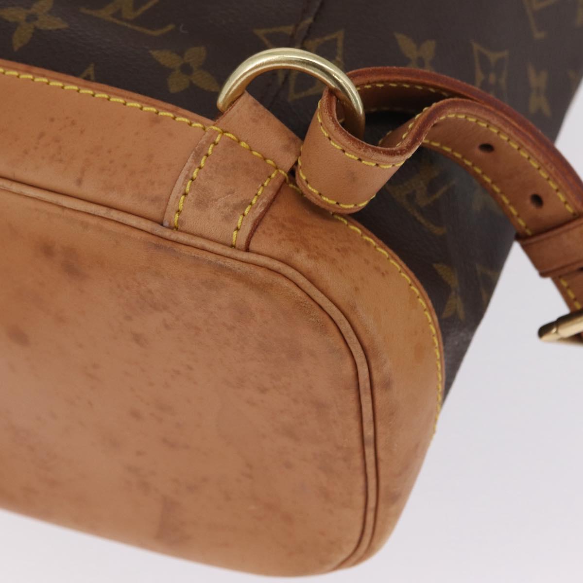 LOUIS VUITTON Monogram Montsouris GM Backpack M51135 LV Auth ka7192