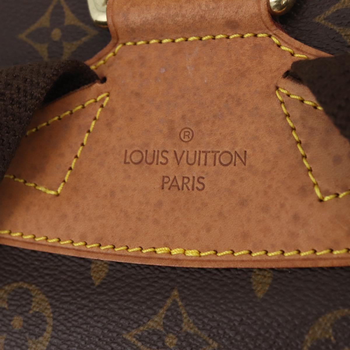 LOUIS VUITTON Monogram Montsouris GM Backpack M51135 LV Auth ka7192