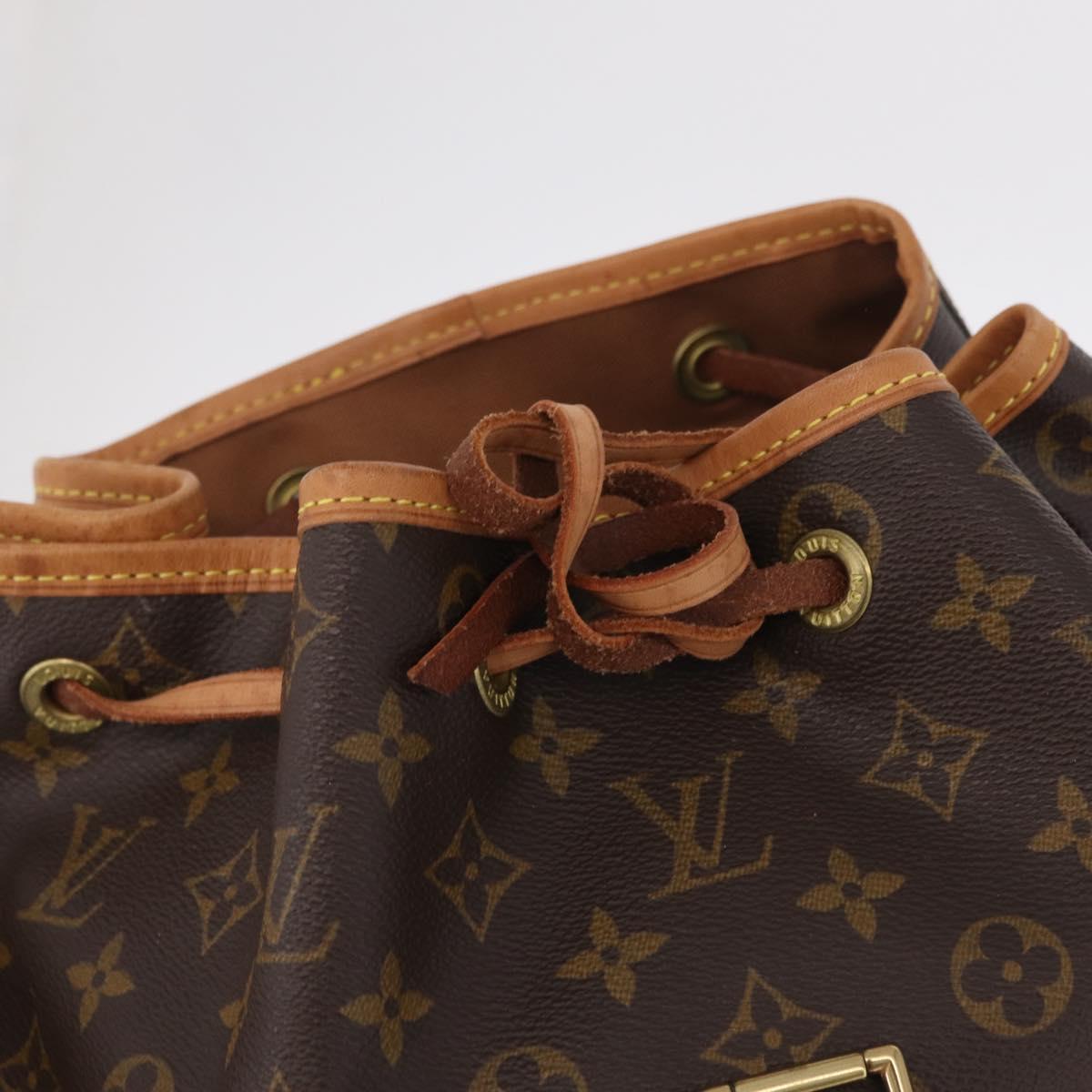 LOUIS VUITTON Monogram Montsouris GM Backpack M51135 LV Auth ka7192