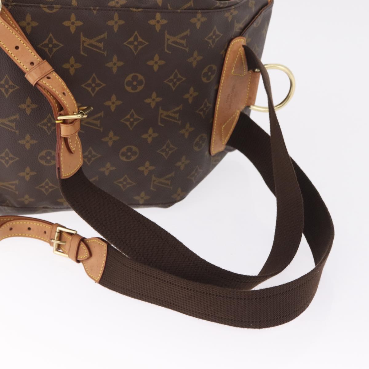 LOUIS VUITTON Monogram Montsouris GM Backpack M51135 LV Auth ka7192