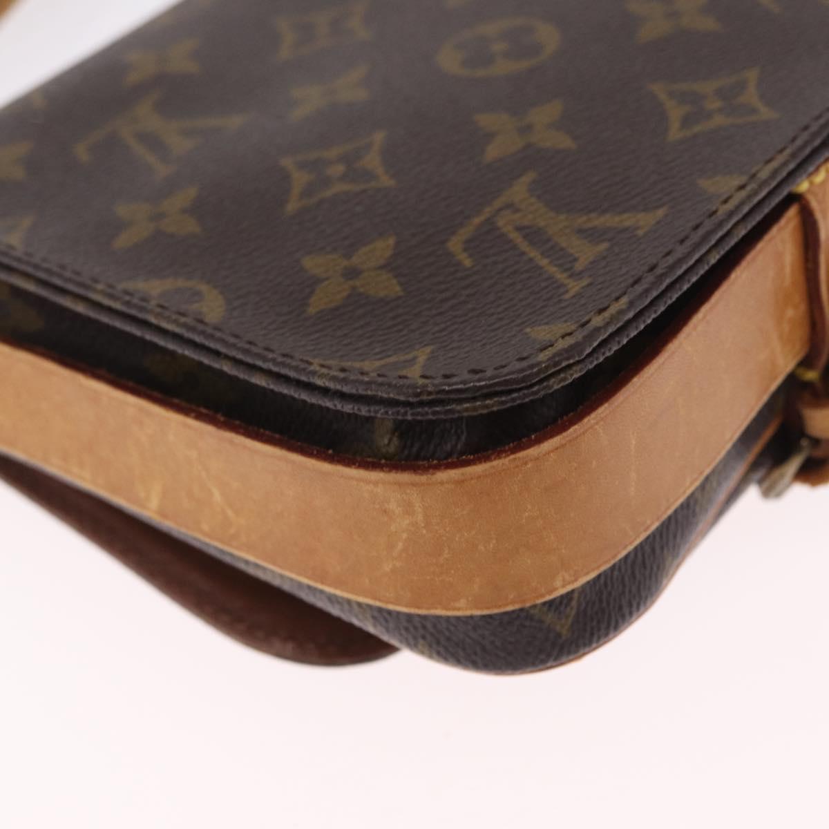 LOUIS VUITTON Monogram Cartouchiere PM Shoulder Bag M51254 LV Auth ka7198