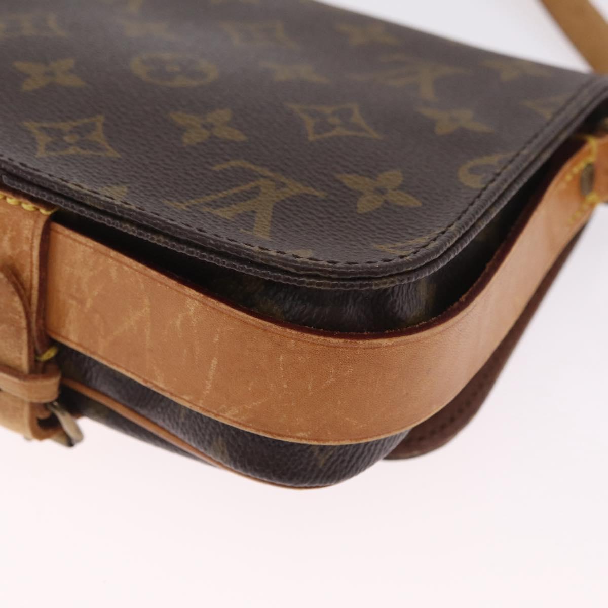 LOUIS VUITTON Monogram Cartouchiere PM Shoulder Bag M51254 LV Auth ka7198