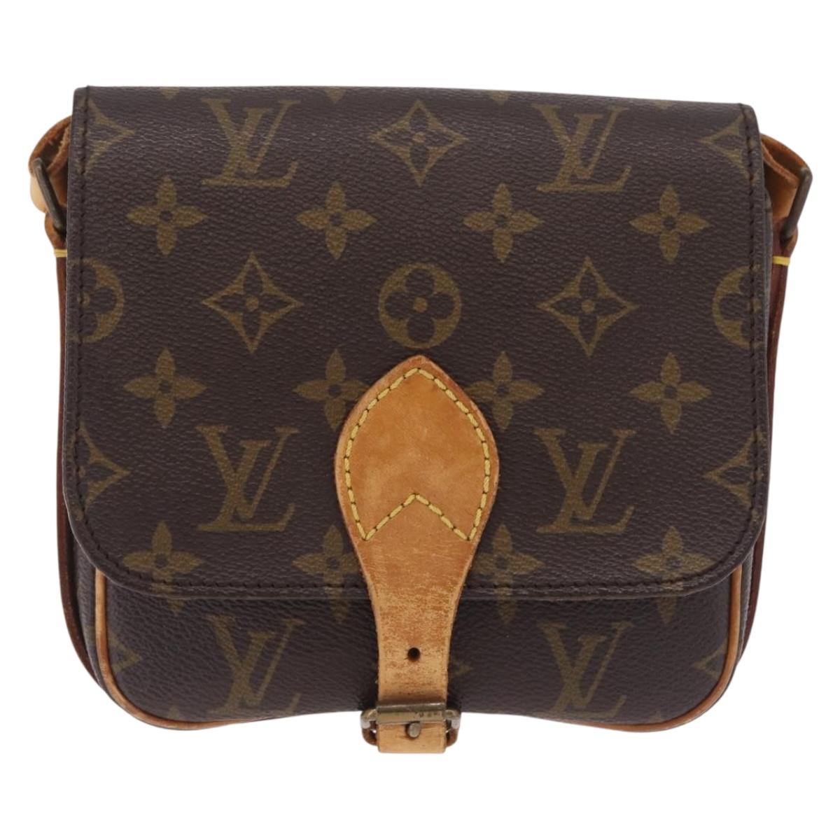 LOUIS VUITTON Monogram Cartouchiere PM Shoulder Bag M51254 LV Auth ka7198