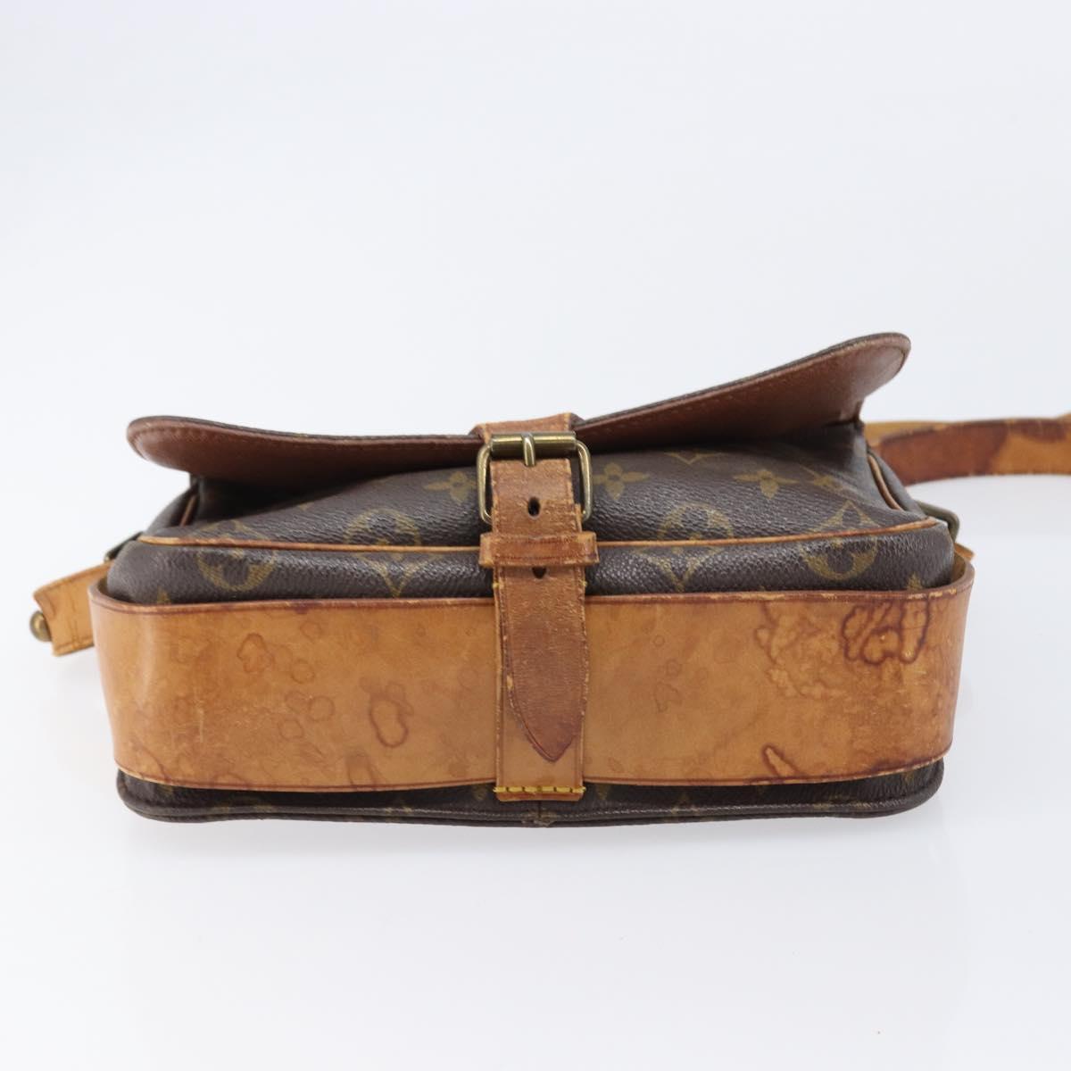 LOUIS VUITTON Monogram Cartouchiere MM Shoulder Bag M51253 LV Auth ka7199