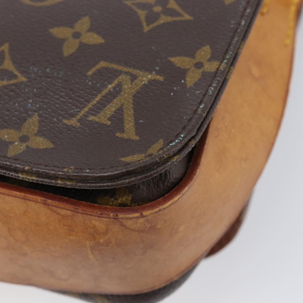 LOUIS VUITTON Monogram Cartouchiere MM Shoulder Bag M51253 LV Auth ka7199