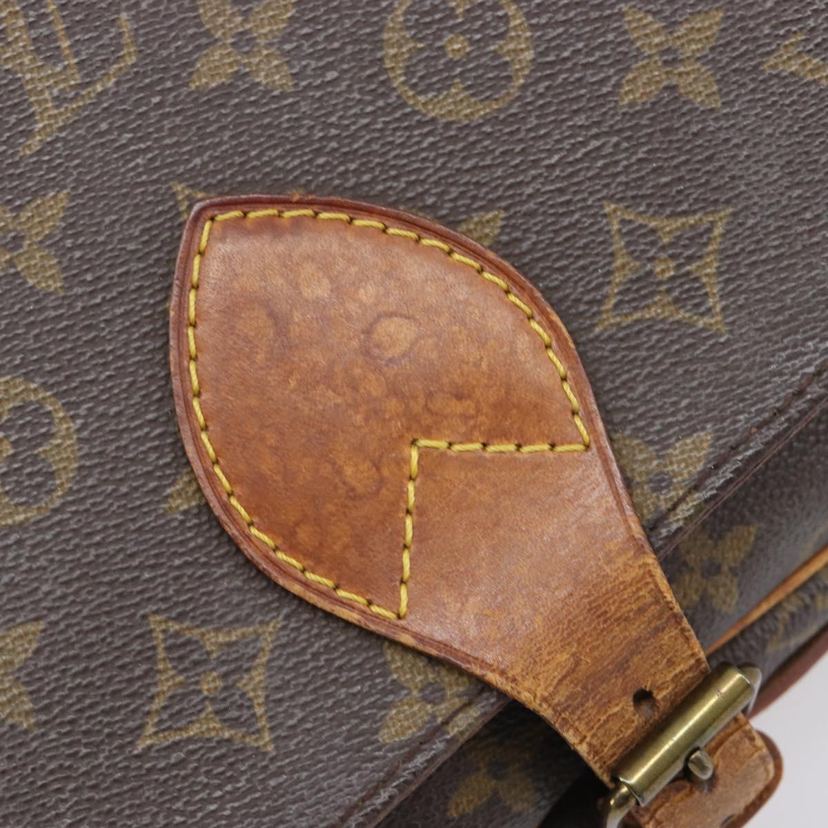 LOUIS VUITTON Monogram Cartouchiere MM Shoulder Bag M51253 LV Auth ka7199