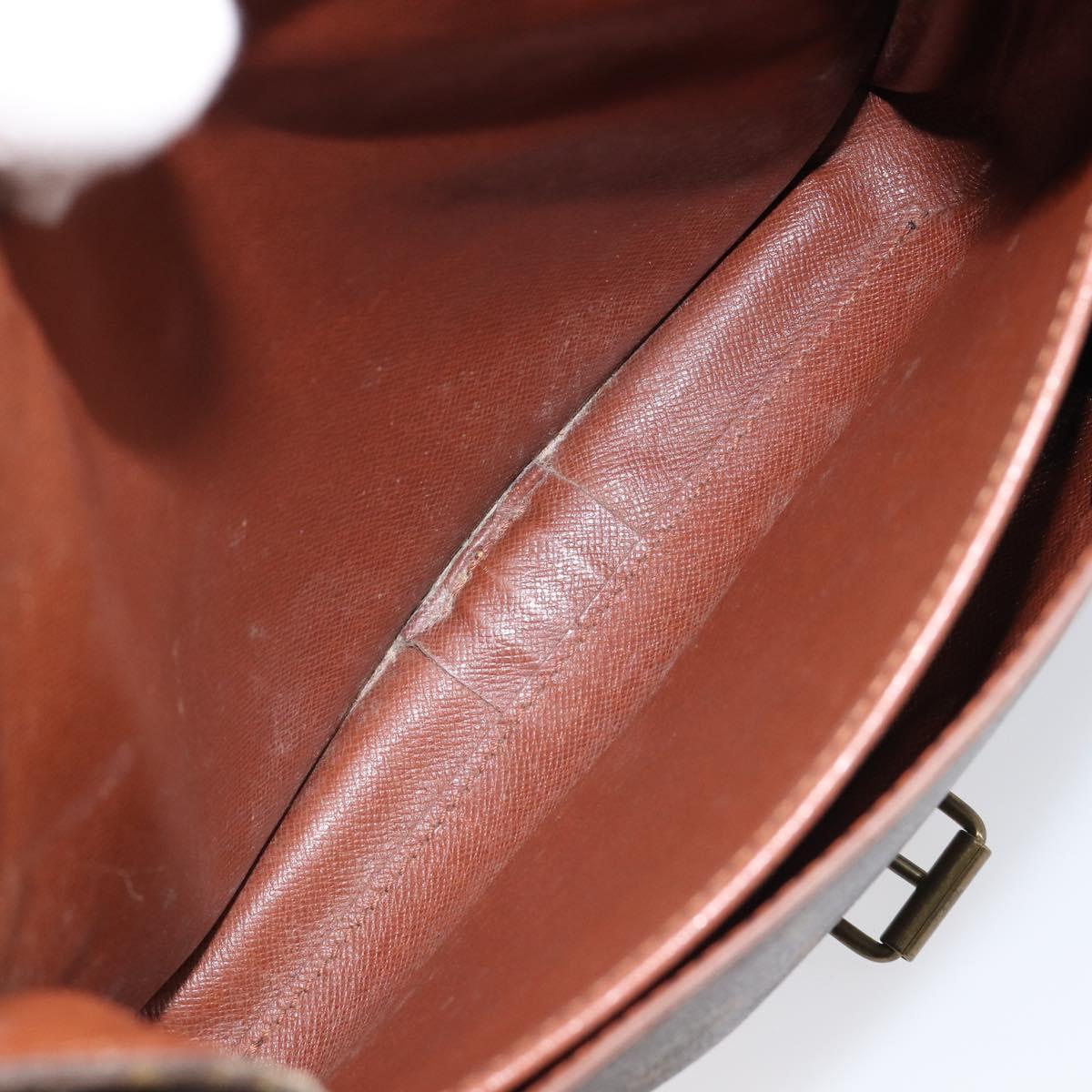 LOUIS VUITTON Monogram Cartouchiere MM Shoulder Bag M51253 LV Auth ka7199