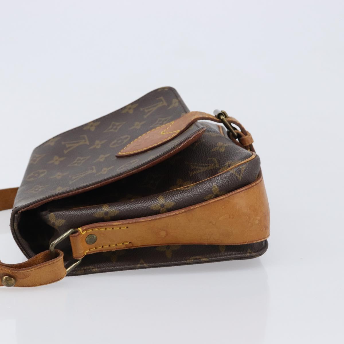 LOUIS VUITTON Monogram Cartouchiere MM Shoulder Bag M51253 LV Auth ka7199