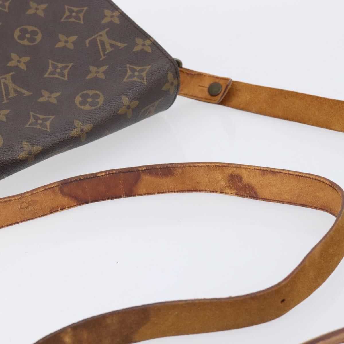 LOUIS VUITTON Monogram Cartouchiere MM Shoulder Bag M51253 LV Auth ka7199