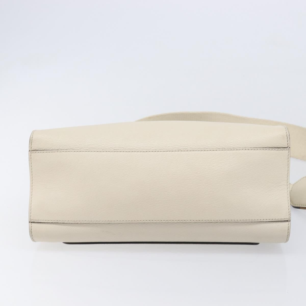 GUCCI Totem Butterfly Medium Sherry Line Bag Leather 2way 505344 Auth ka7207V