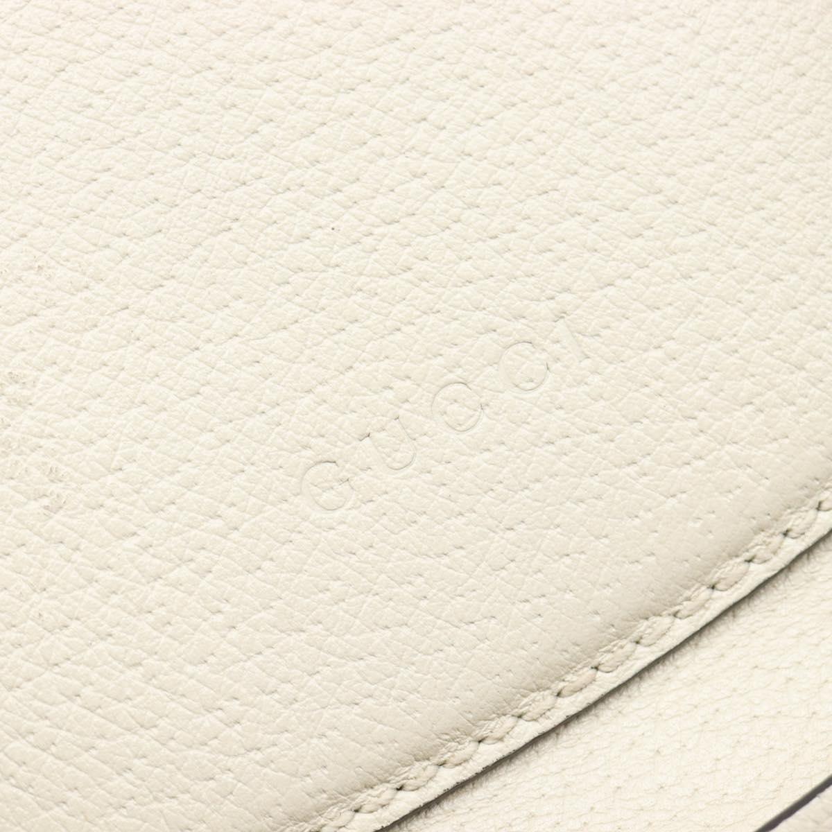 GUCCI Totem Butterfly Medium Sherry Line Bag Leather 2way 505344 Auth ka7207V