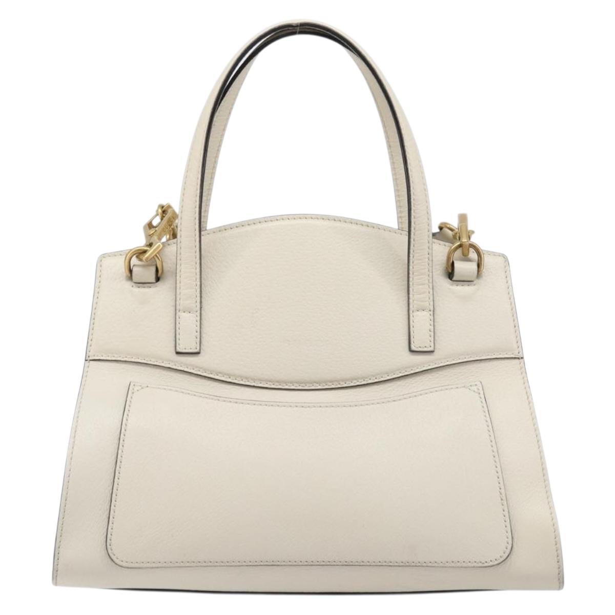 GUCCI Totem Butterfly Medium Sherry Line Bag Leather 2way 505344 Auth ka7207V