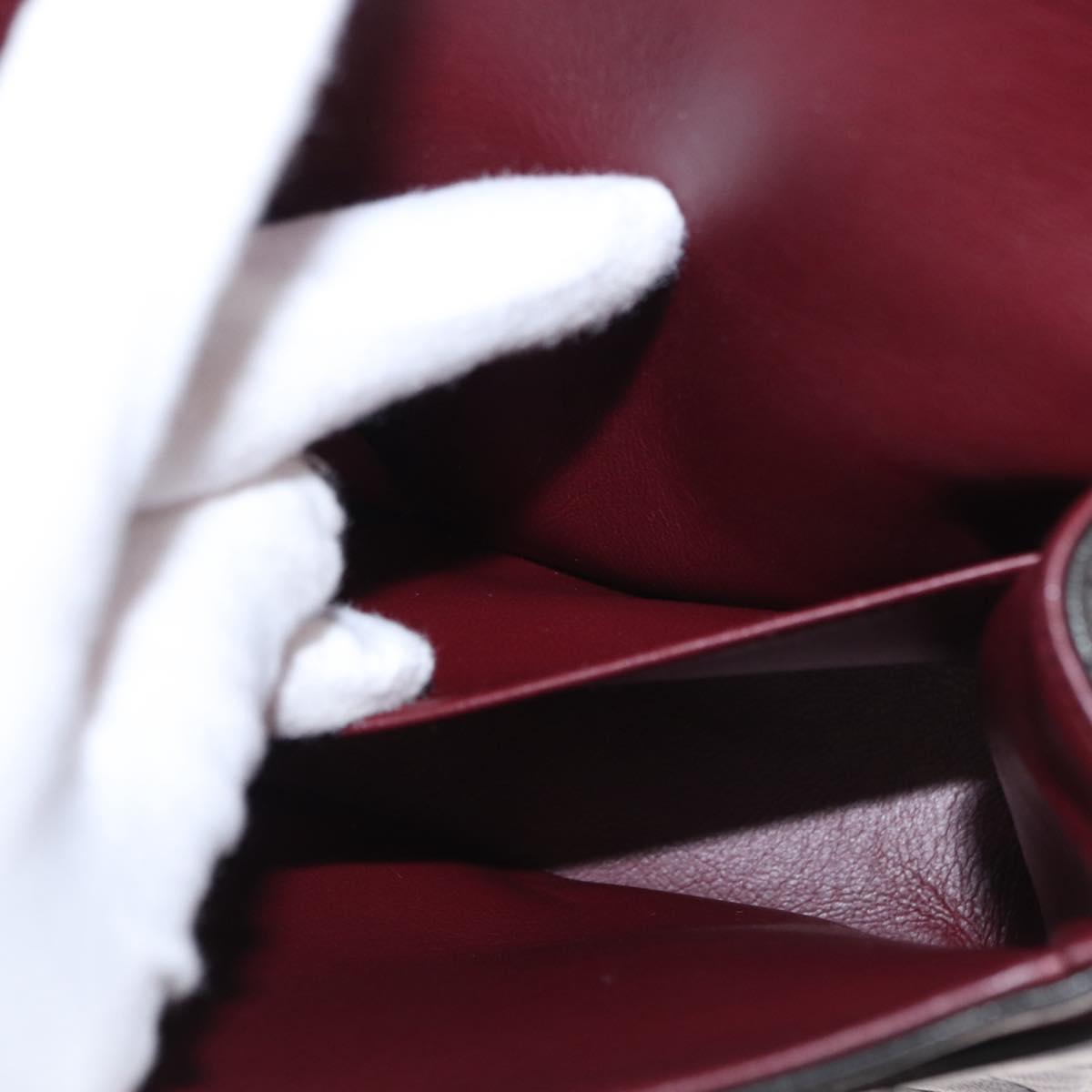 CHANEL Matelasse 25 Double Flap Chain Shoulder Bag Lamb Skin Gold CC Auth ka720SV