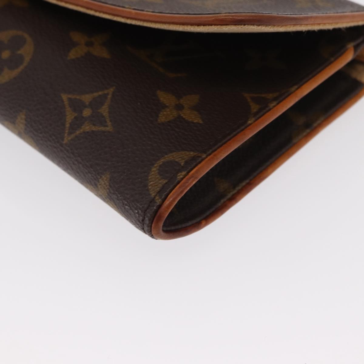 LOUIS VUITTON Monogram Pochette Twin GM Shoulder Bag M51852 LV Auth ka721