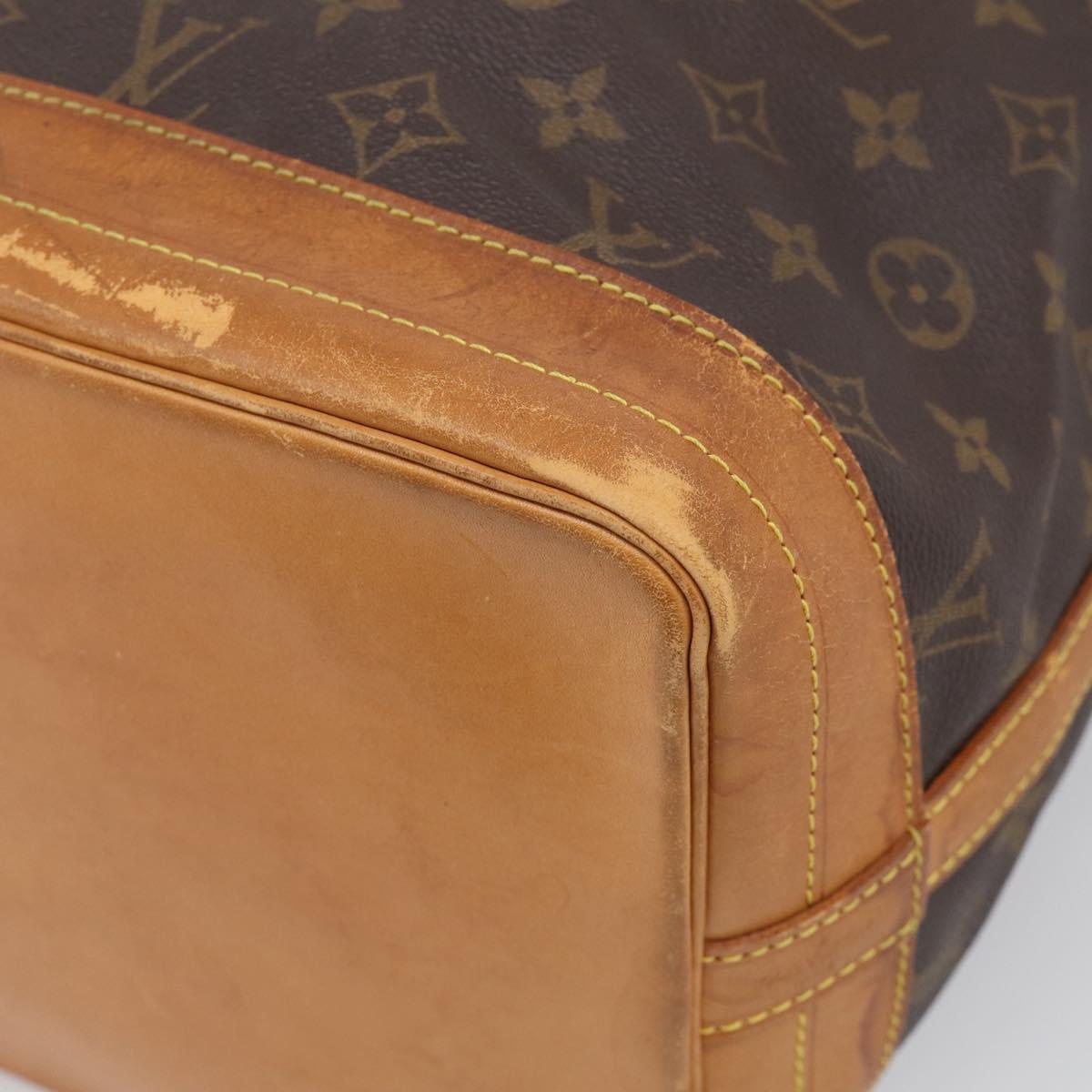 LOUIS VUITTON Monogram Noe Shoulder Bag M42224 LV Auth ka7210