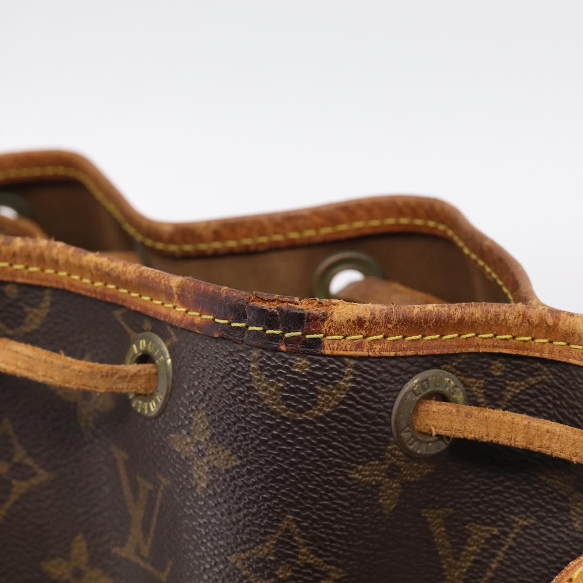LOUIS VUITTON Monogram Noe Shoulder Bag M42224 LV Auth ka7210