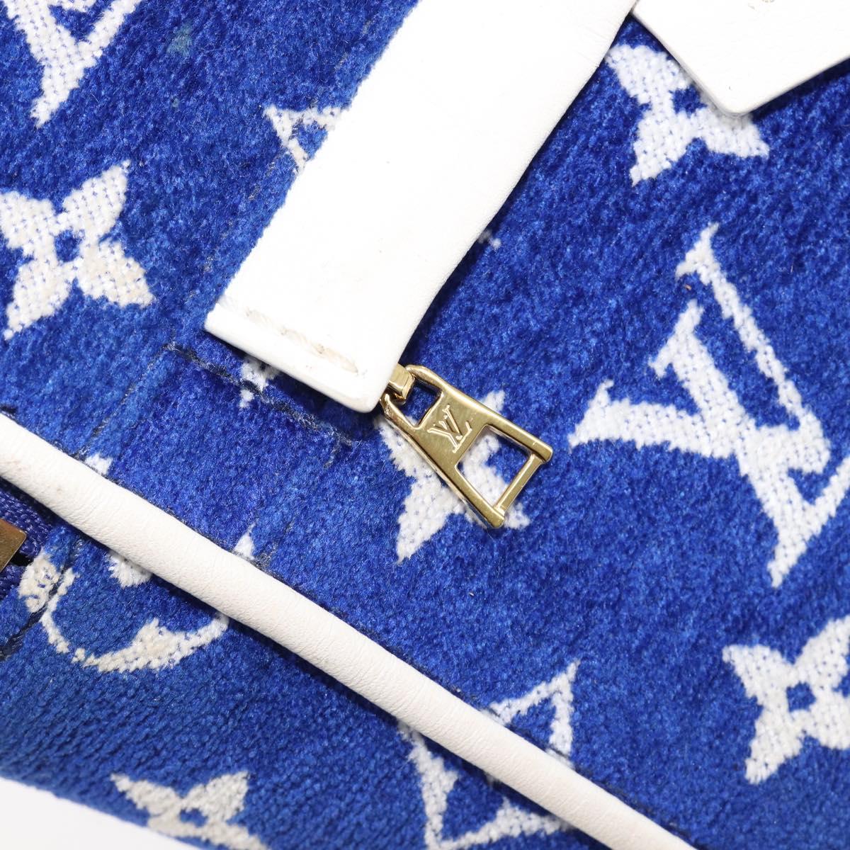 LOUIS VUITTON Jacquard Velvet Palm Spring Mini Backpack M46207 LV Auth ka7219