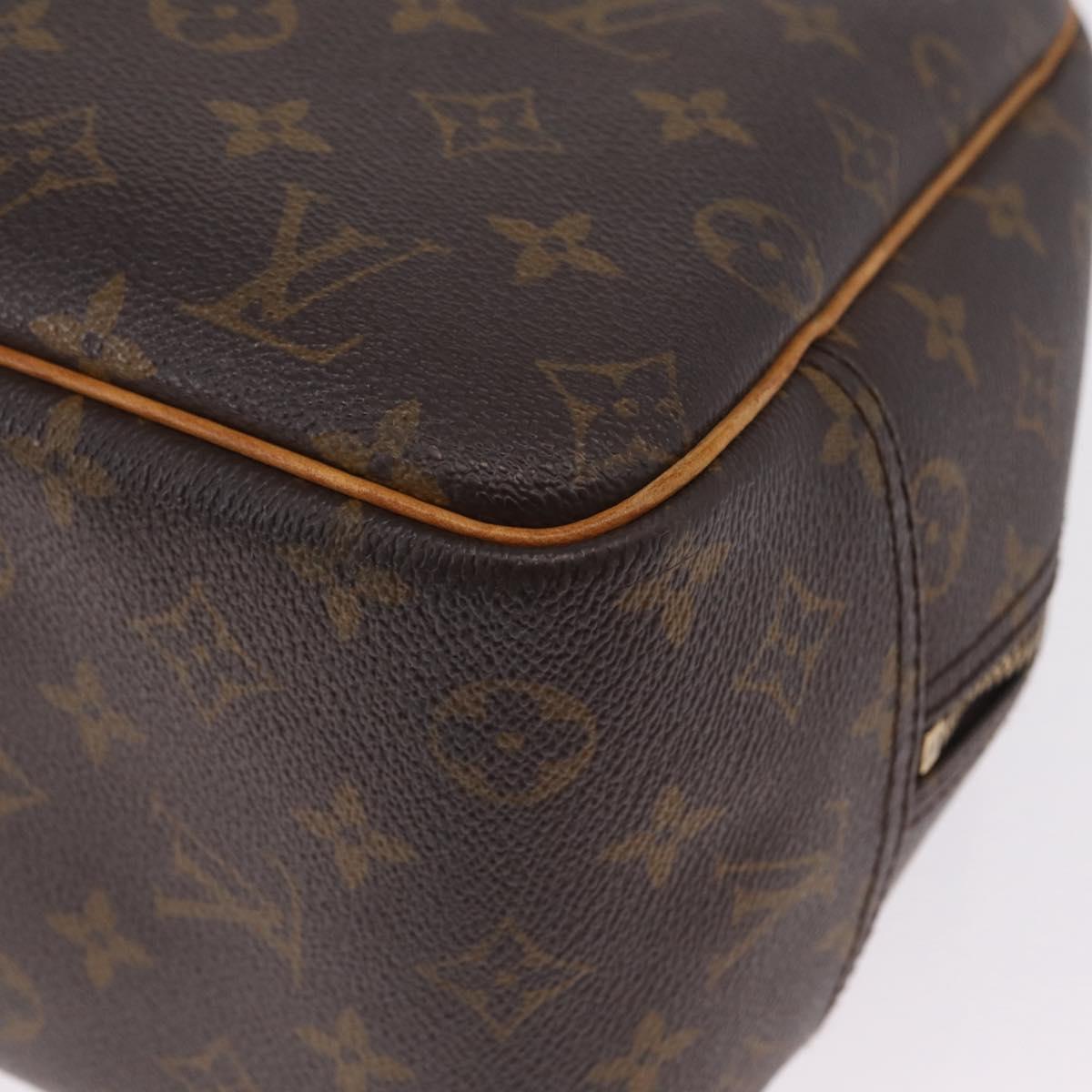 LOUIS VUITTON Monogram Deauville Hand Bag M47270 LV Auth ka7222