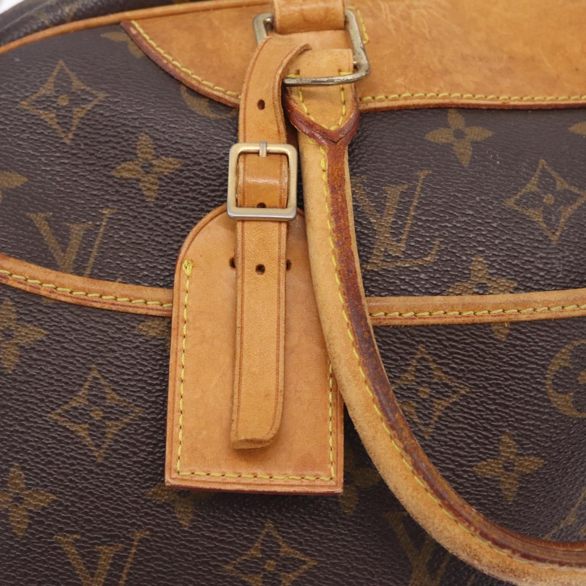 LOUIS VUITTON Monogram Deauville Hand Bag M47270 LV Auth ka7222