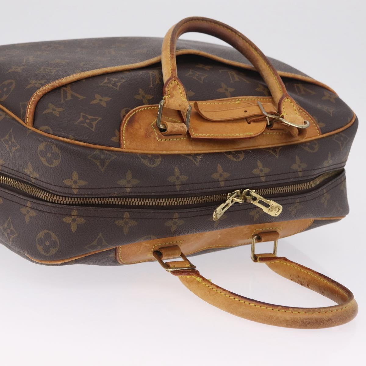 LOUIS VUITTON Monogram Deauville Hand Bag M47270 LV Auth ka7222