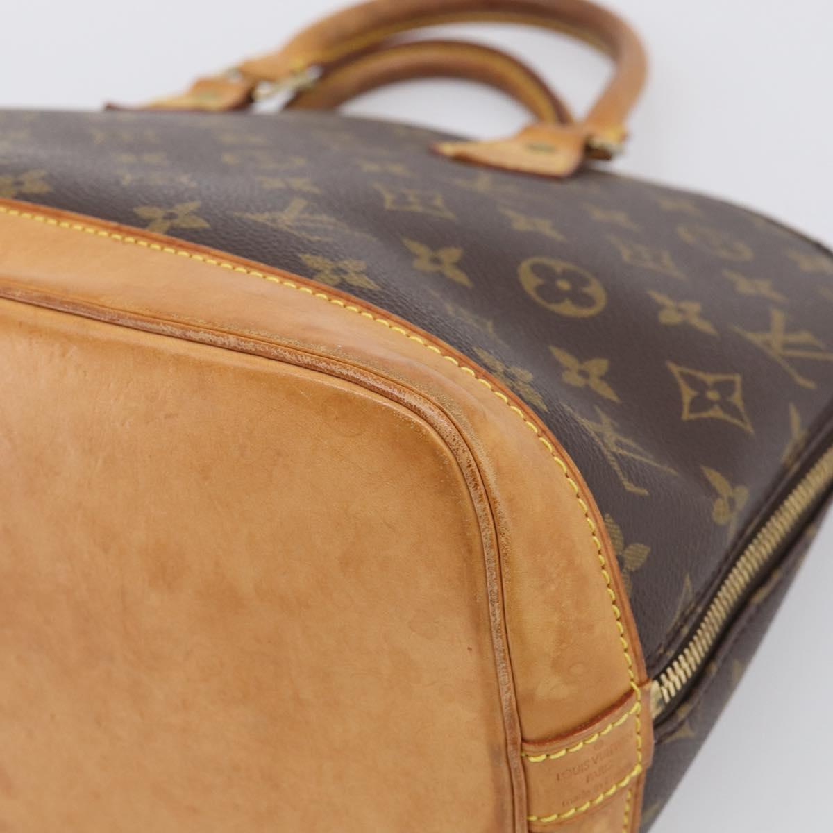LOUIS VUITTON Monogram Alma Hand Bag M51130 LV Auth ka7223