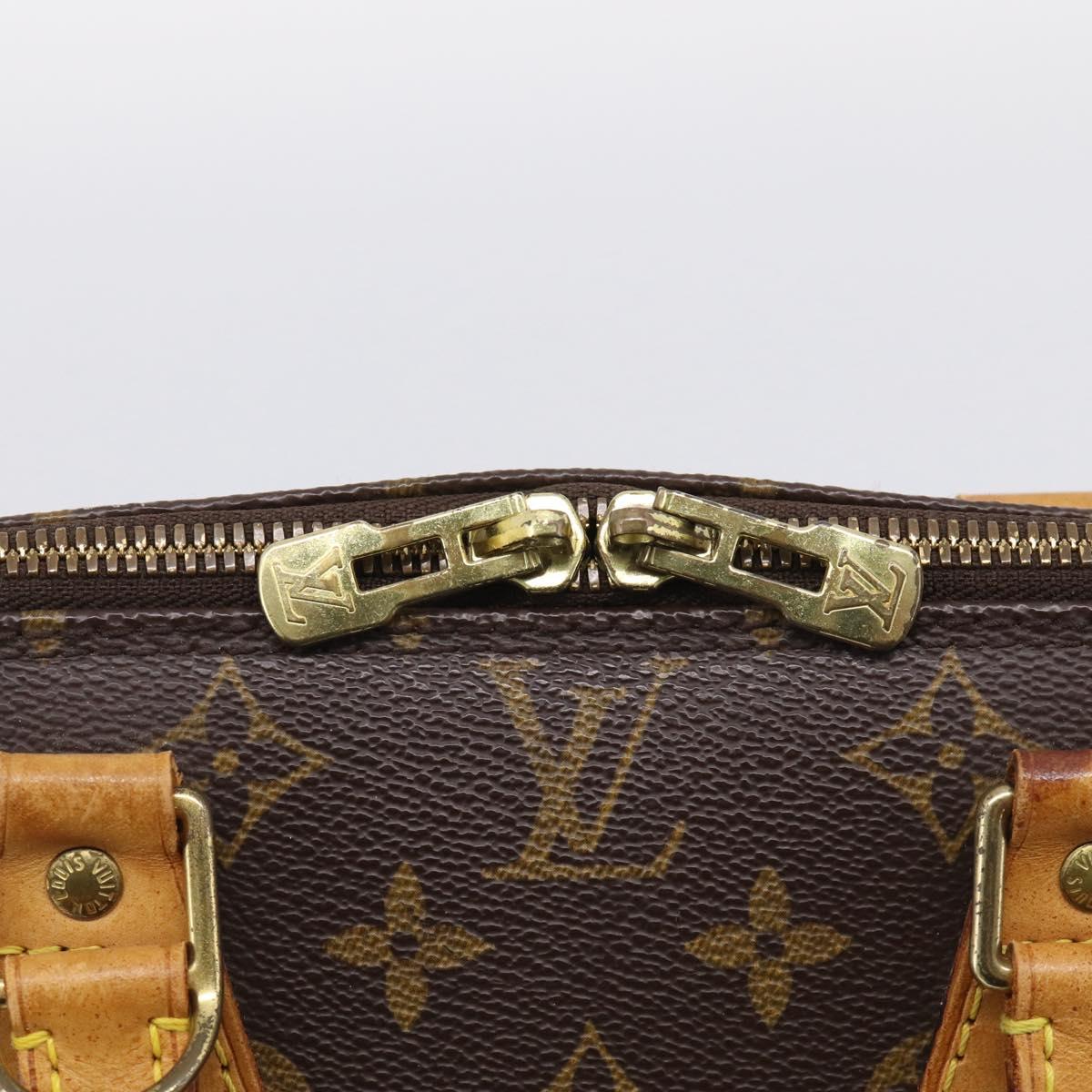 LOUIS VUITTON Monogram Alma Hand Bag M51130 LV Auth ka7223