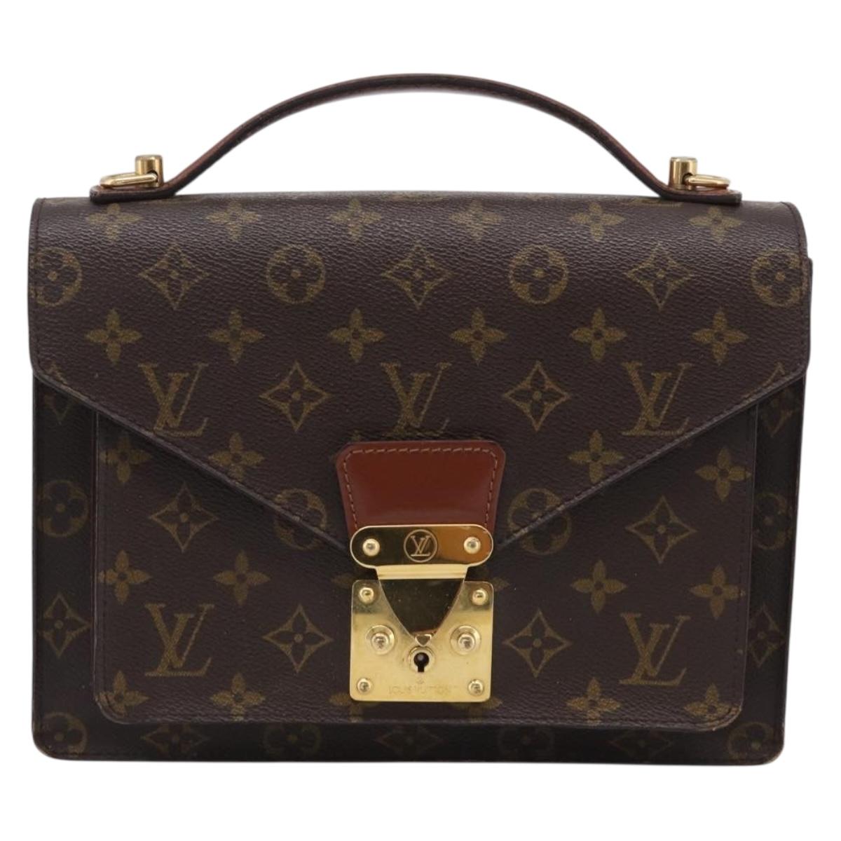 LOUIS VUITTON Monogram Monceau26 Hand Bag M51187 LV Auth ka7225