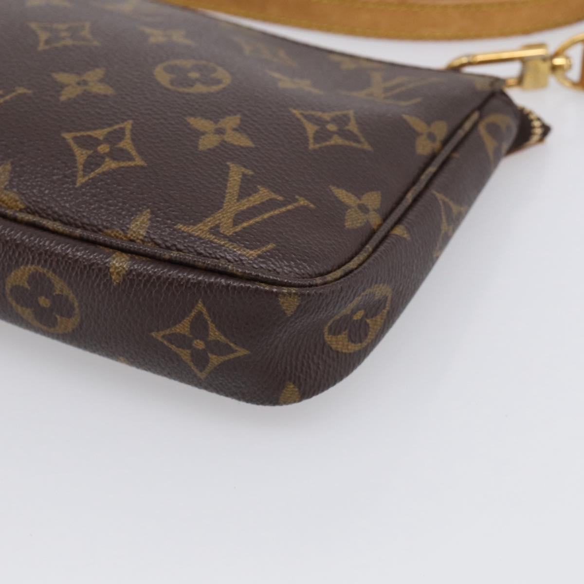 LOUIS VUITTON Monogram Pochette Accessoires Pouch M51980 LV Auth ka7226