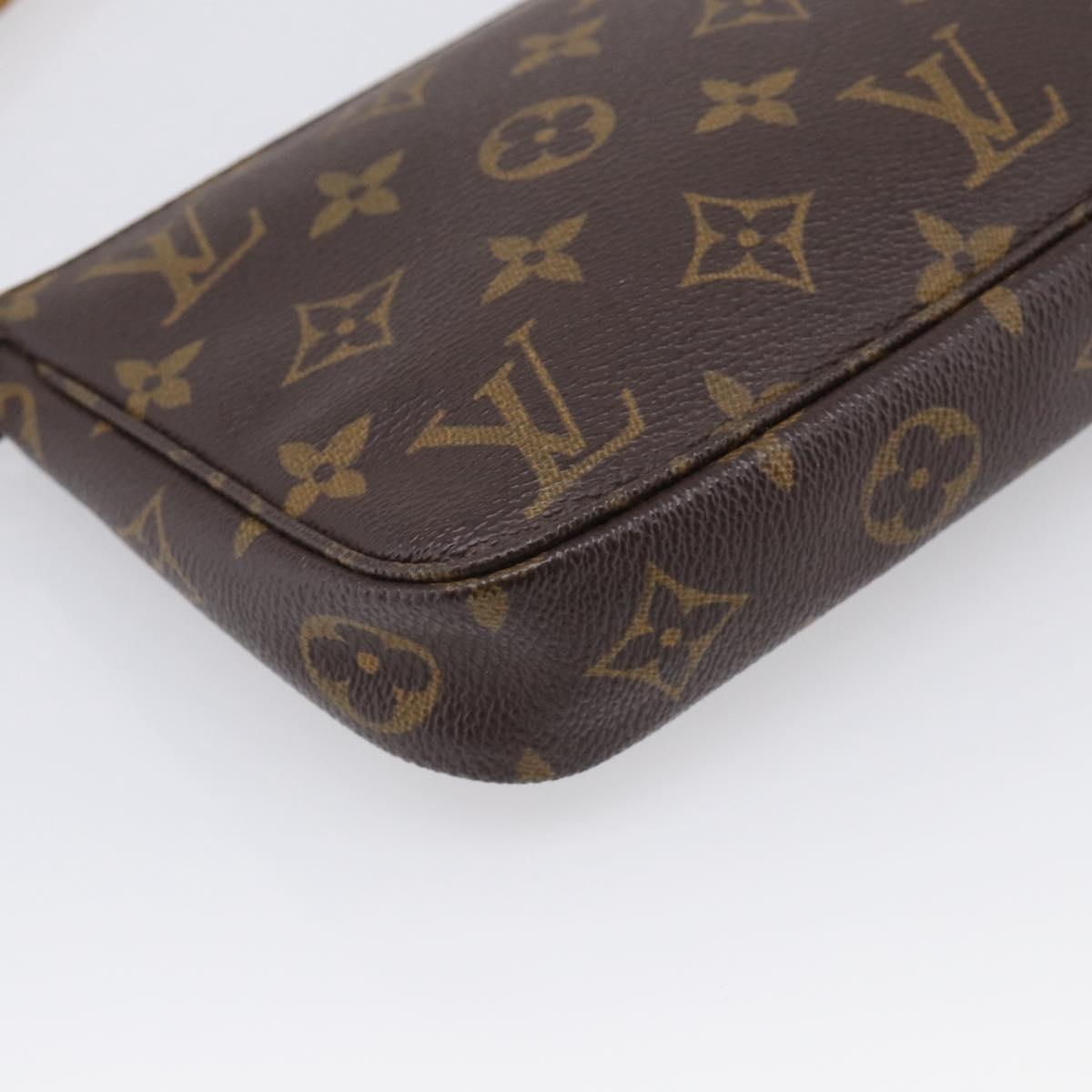 LOUIS VUITTON Monogram Pochette Accessoires Pouch M51980 LV Auth ka7226