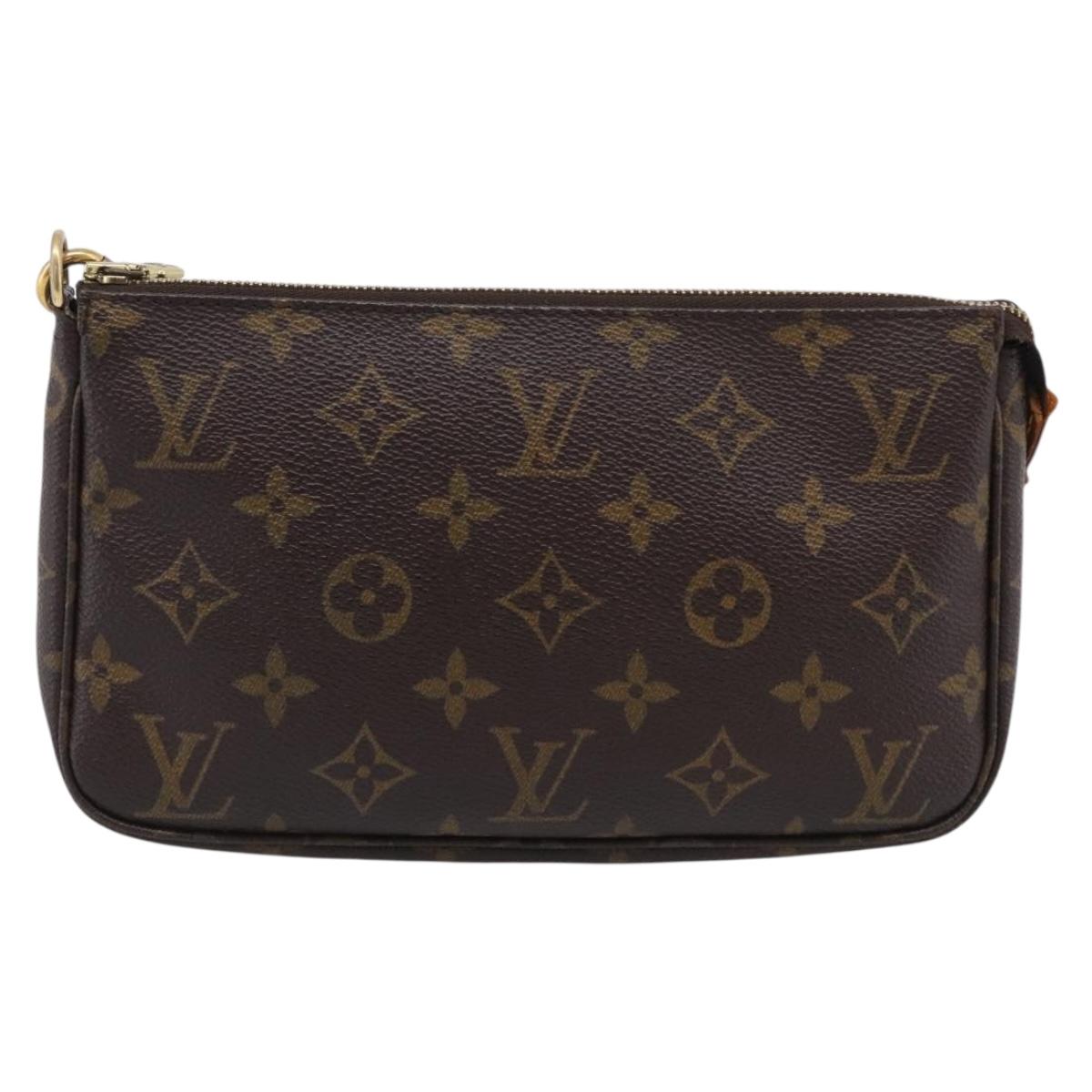 LOUIS VUITTON Monogram Pochette Accessoires Pouch M51980 LV Auth ka7226
