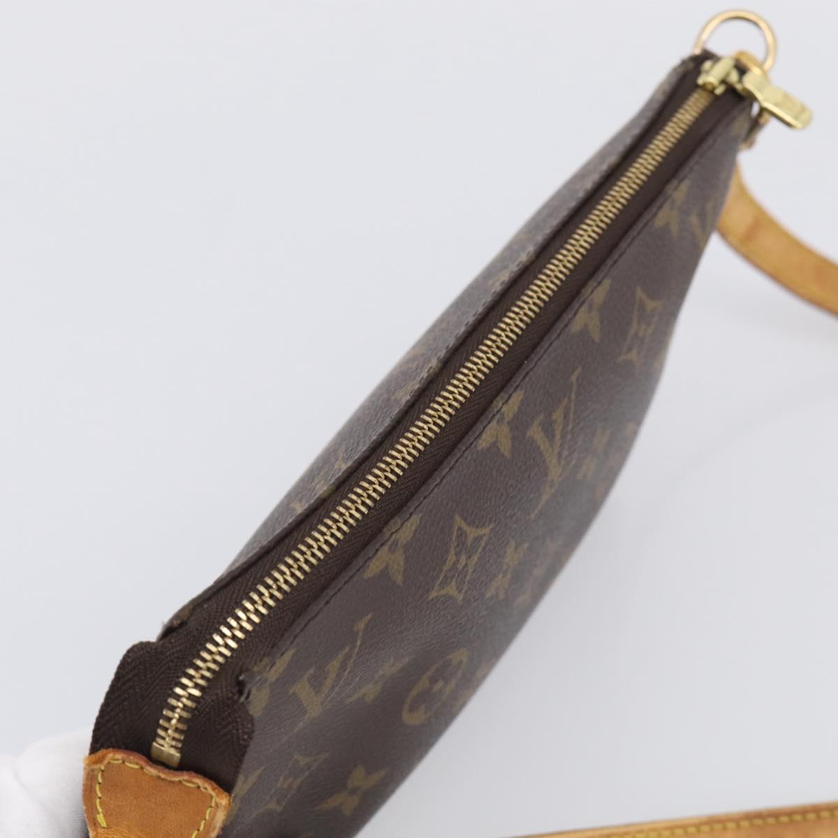 LOUIS VUITTON Monogram Pochette Accessoires Pouch M51980 LV Auth ka7226
