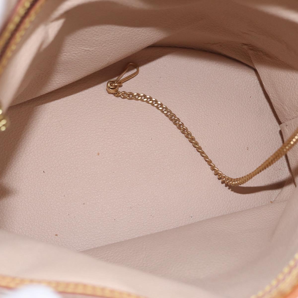LOUIS VUITTON Monogram Bucket PM Shoulder Bag M42238 LV Auth ka7236