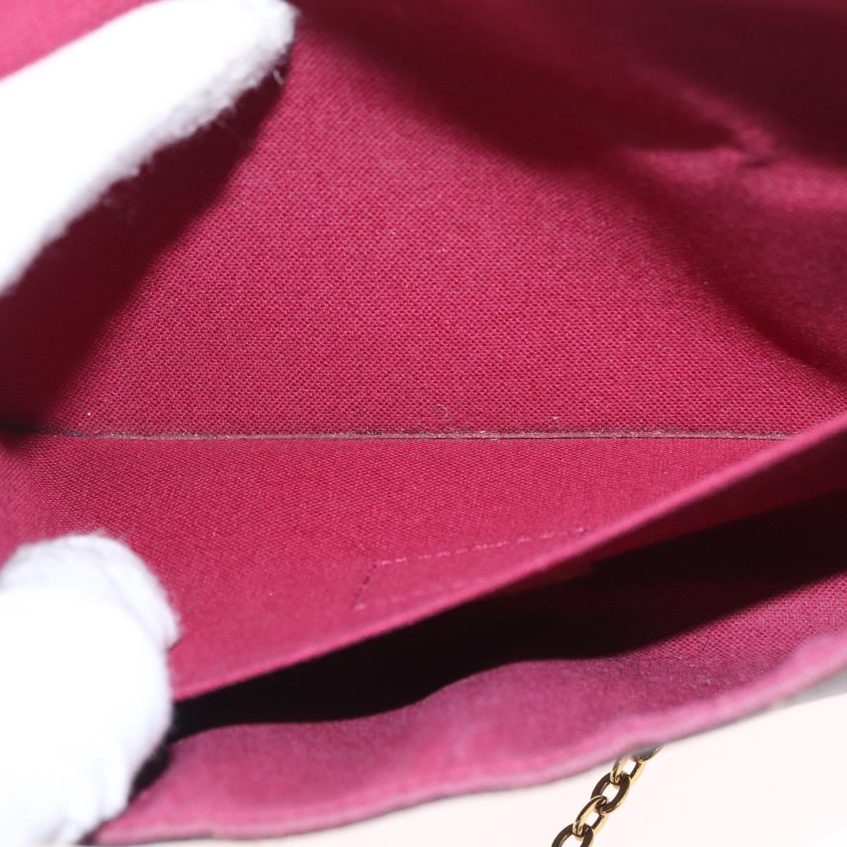 LOUIS VUITTON Monogram Wallet Pochette Felice Bag M81896 LV Auth ka7238A