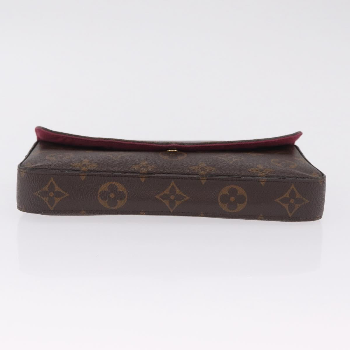 LOUIS VUITTON Monogram Wallet Pochette Felice Bag M81896 LV Auth ka7238A
