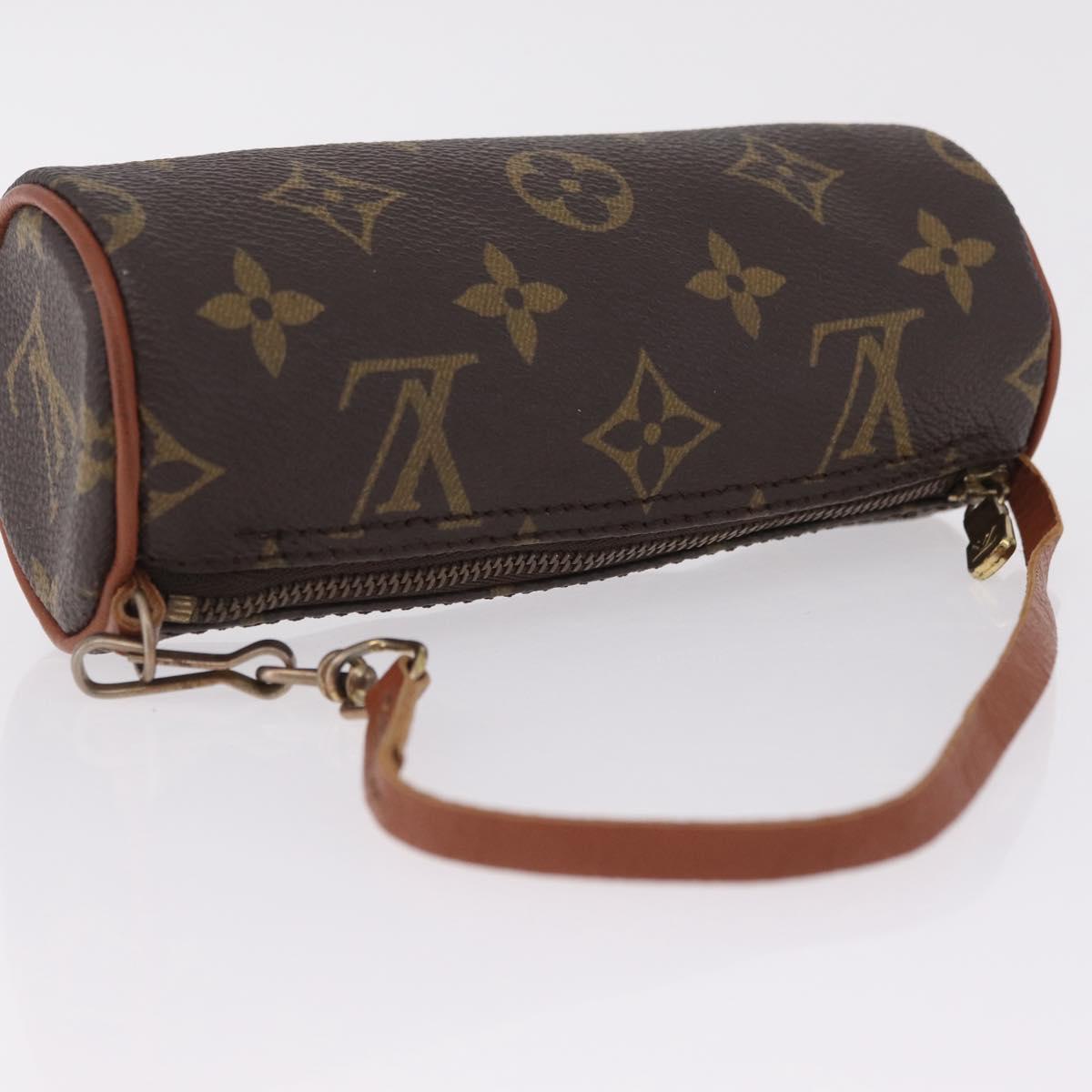 LOUIS VUITTON Monogram Papillon Pouch LV Auth ka7240