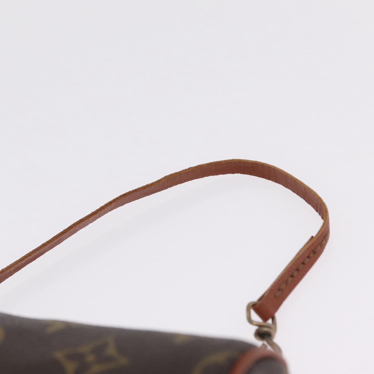 LOUIS VUITTON Monogram Papillon Pouch LV Auth ka7240