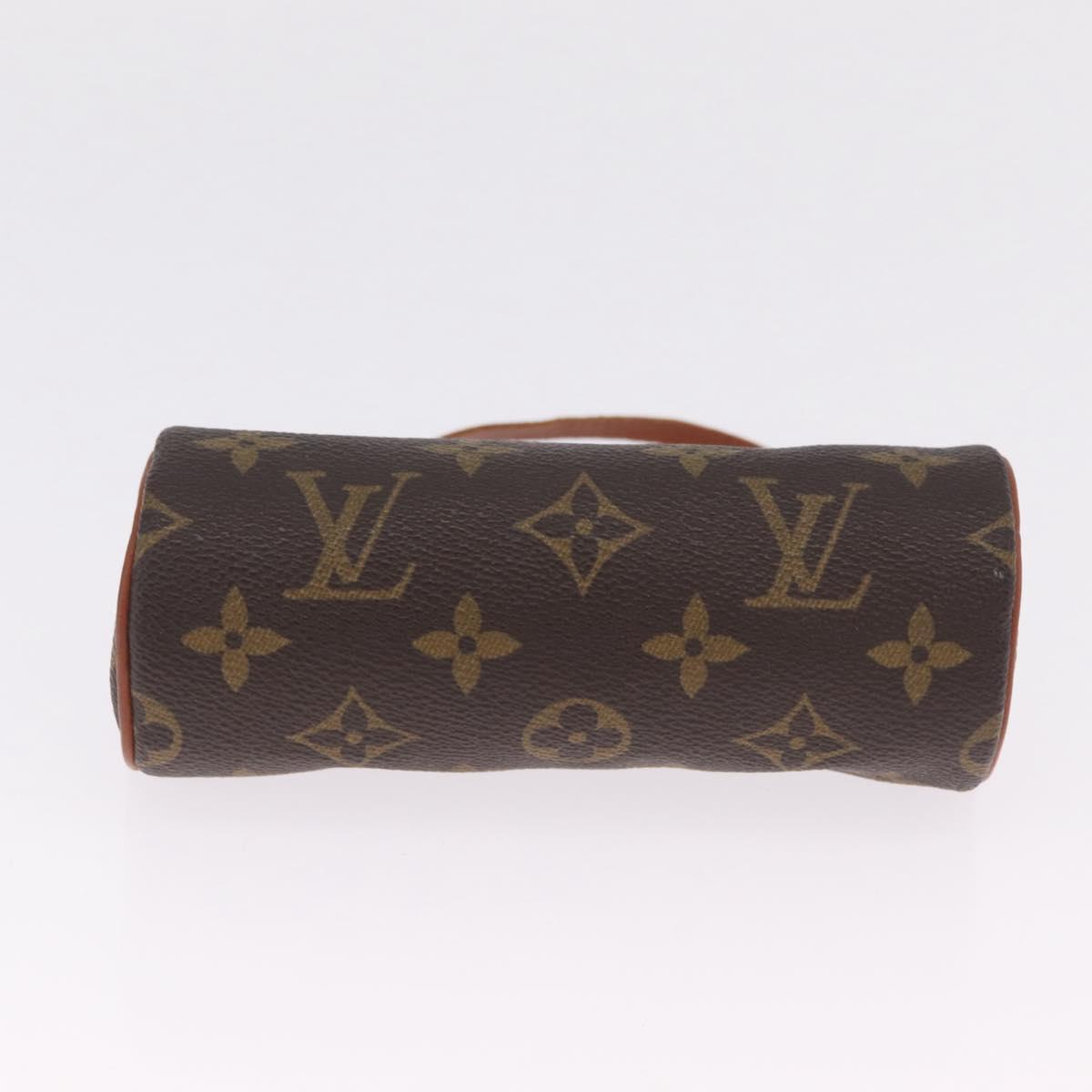 LOUIS VUITTON Monogram Papillon Pouch LV Auth ka7240