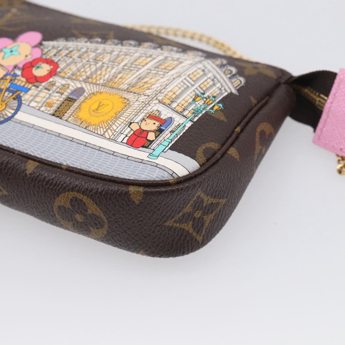 LOUIS VUITTON Vivienne Mini Pochette Accessoires Pouch M81760 LV Auth ka7248M