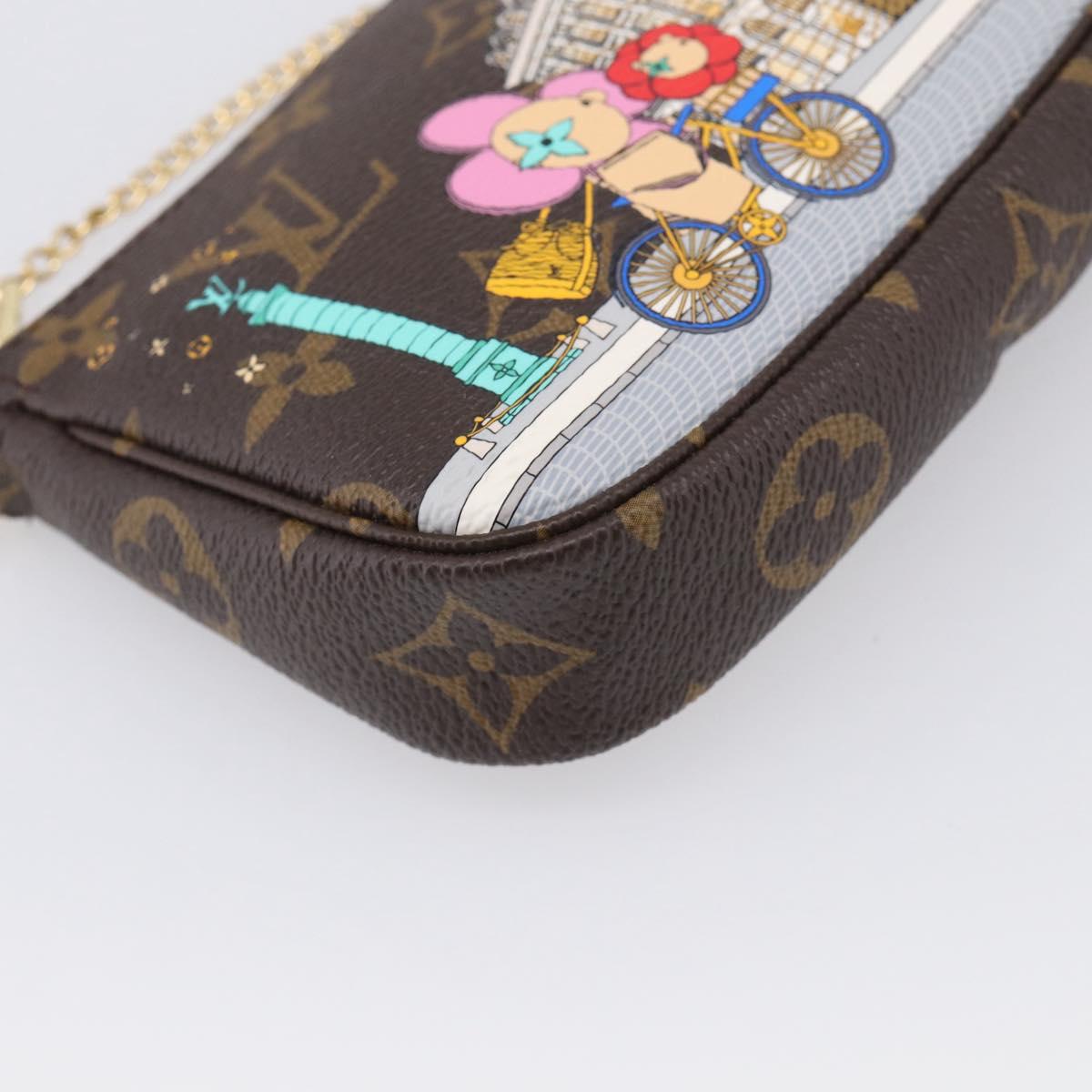 LOUIS VUITTON Vivienne Mini Pochette Accessoires Pouch M81760 LV Auth ka7248M